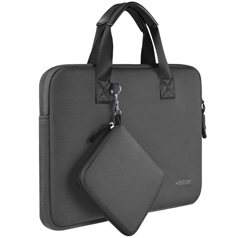 Hseok Laptop Sleeve 13.3-14 inch Case with Small Pouch, Neoprene Computer Bag Compatible with MacBook Pro 14" M4/M3/M2/M1 2025-2021, Mac Air/Pro 13.3" and Most 13-14 inch Notebooks,D02G01 - Image 1